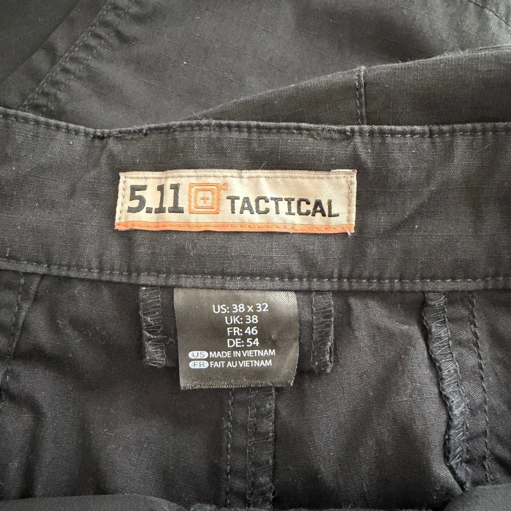 5.11 Tactical ABR Pro Pant Black Cargo Men's 38x32 Work